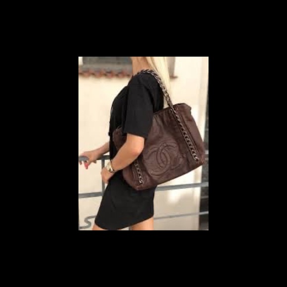 Chanel Modern Chain Tote Chocolate Brown - Picture 6 of 13